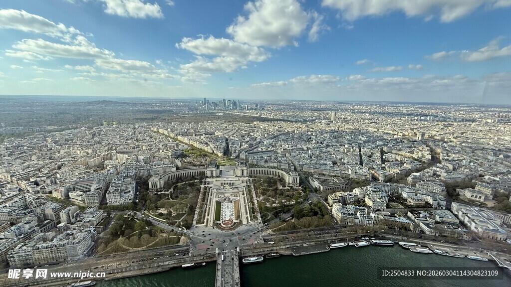 城市全景俯瞰图