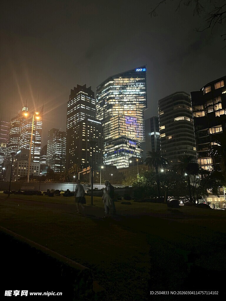 城市璀璨夜景