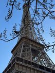 仰视下的埃菲尔铁塔