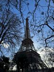 埃菲尔铁塔冬日景象