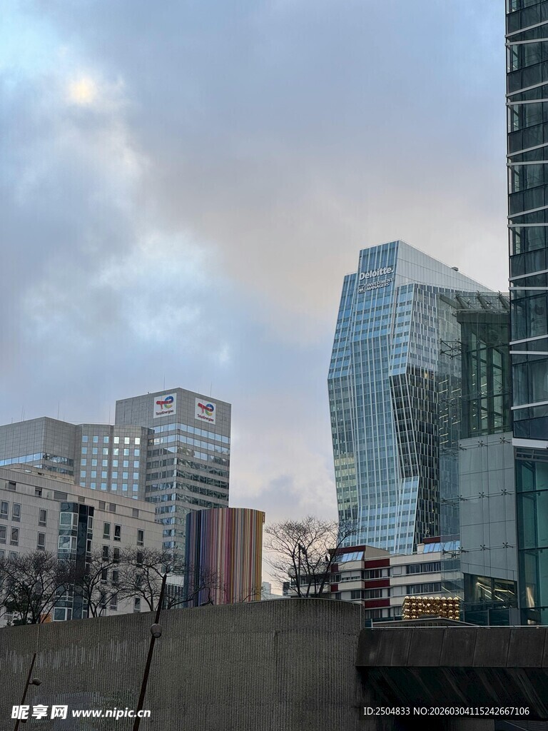 城市天际线 现代建筑景观