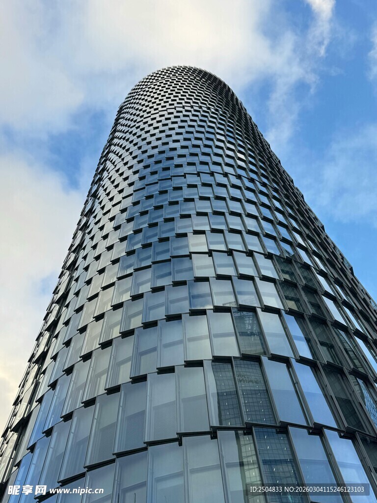 摩天大楼仰视图