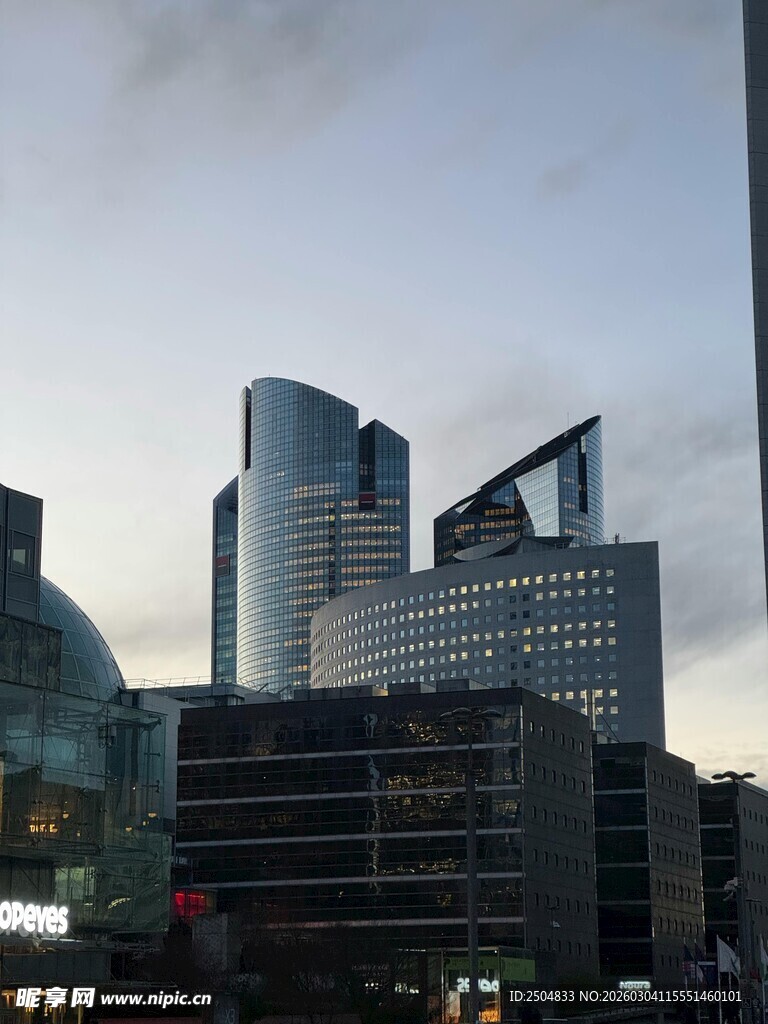 城市高楼建筑景观