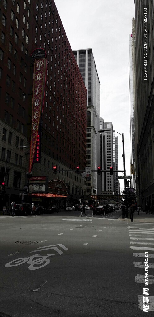 城市街道建筑风景