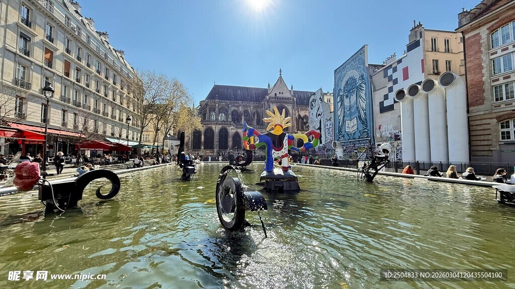 城市街道积水场景