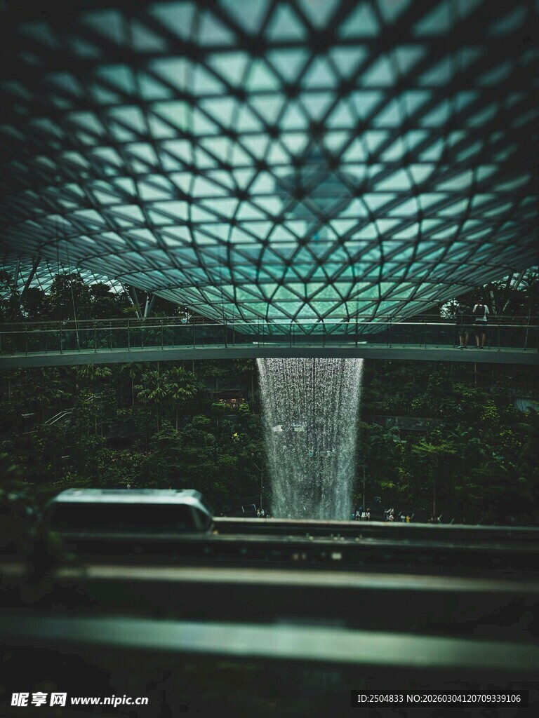 独特网格结构建筑景观