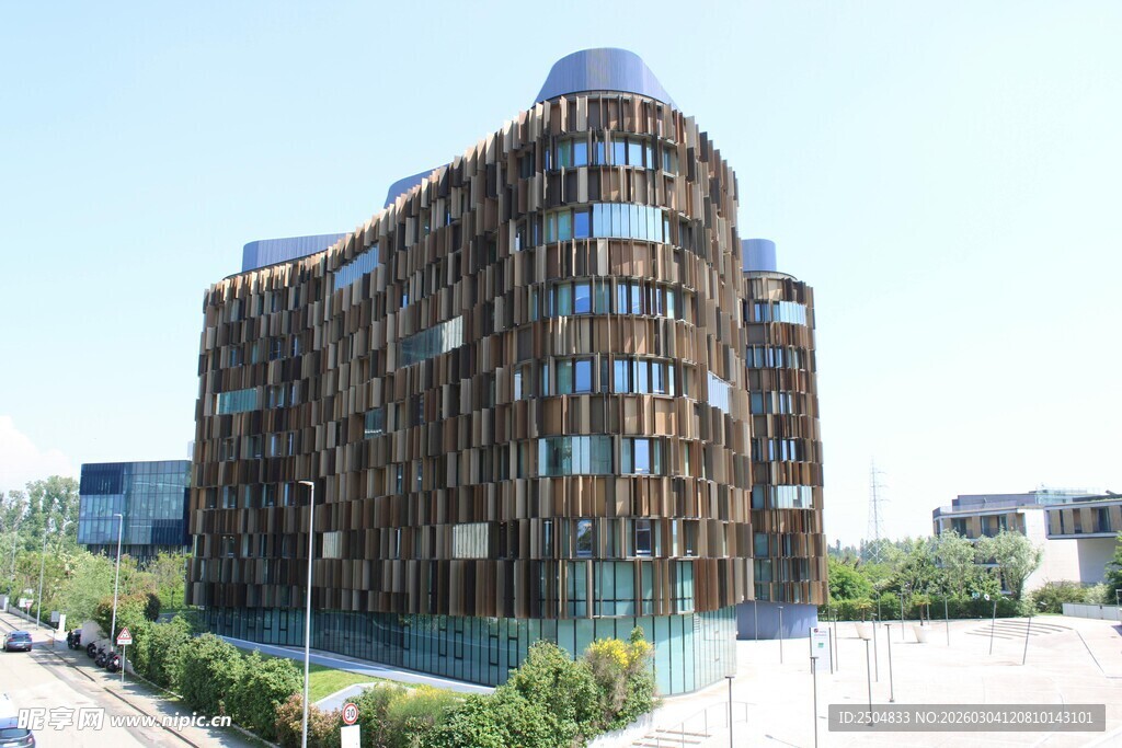 现代风格造型独特的建筑