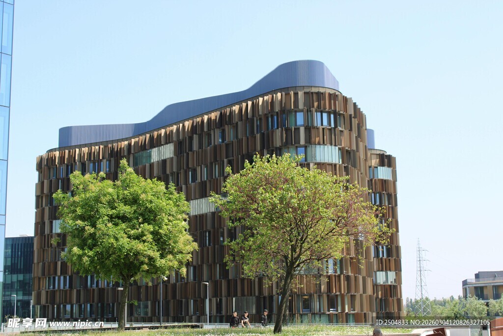 现代风格独特造型办公建筑