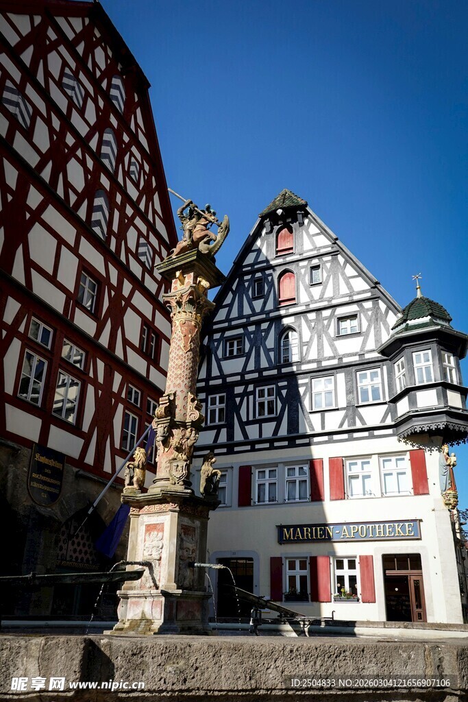 德国传统风格建筑景观