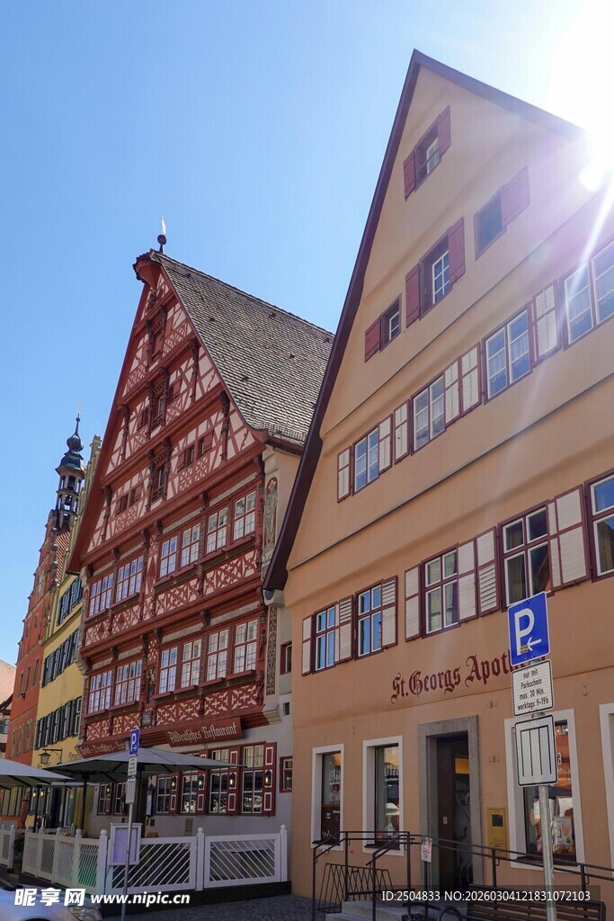  洲小镇特色建筑风貌