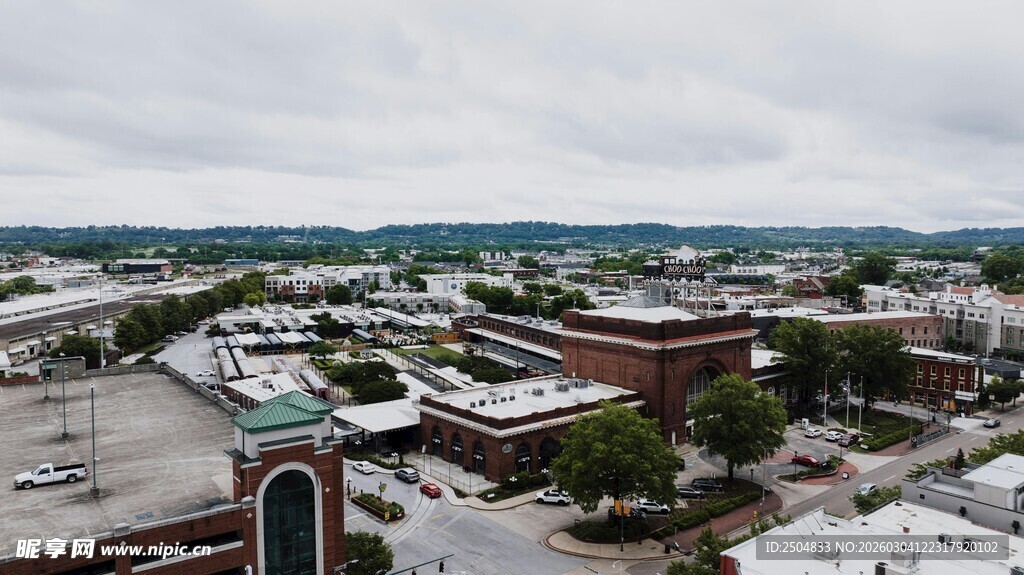 城市建筑俯瞰景象