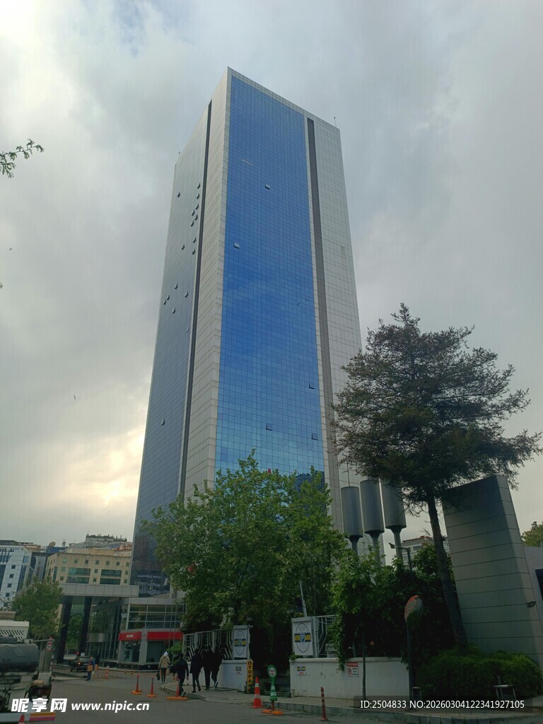 现代高楼大厦外观景观