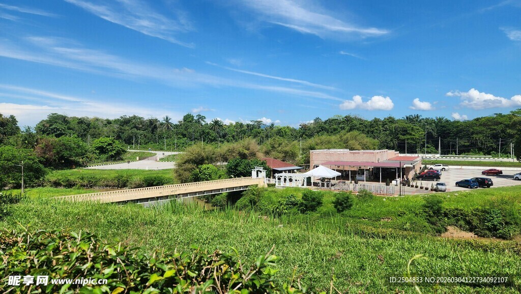 田园风光 绿意盎然的乡村