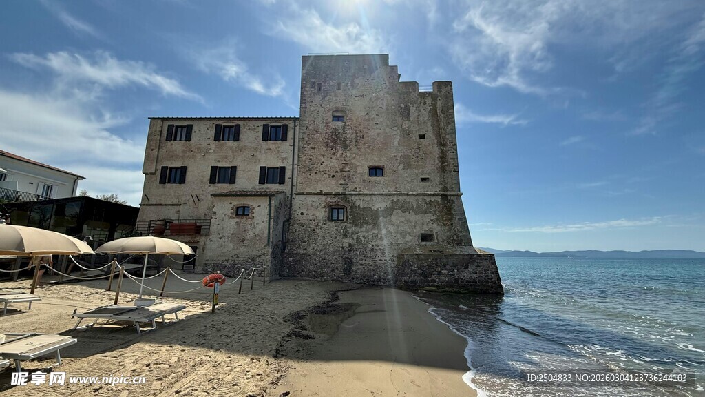 海边古老建筑 独特景致