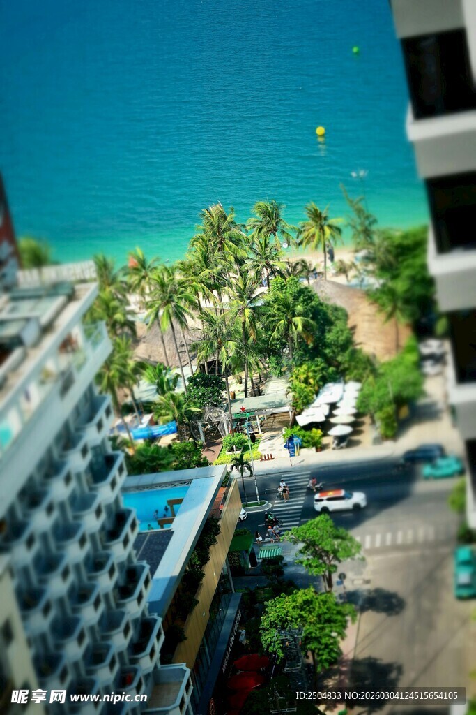 俯瞰海 度假胜地美景