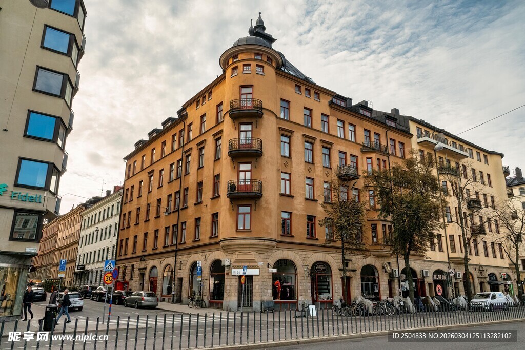 欧式风格城市建筑景观