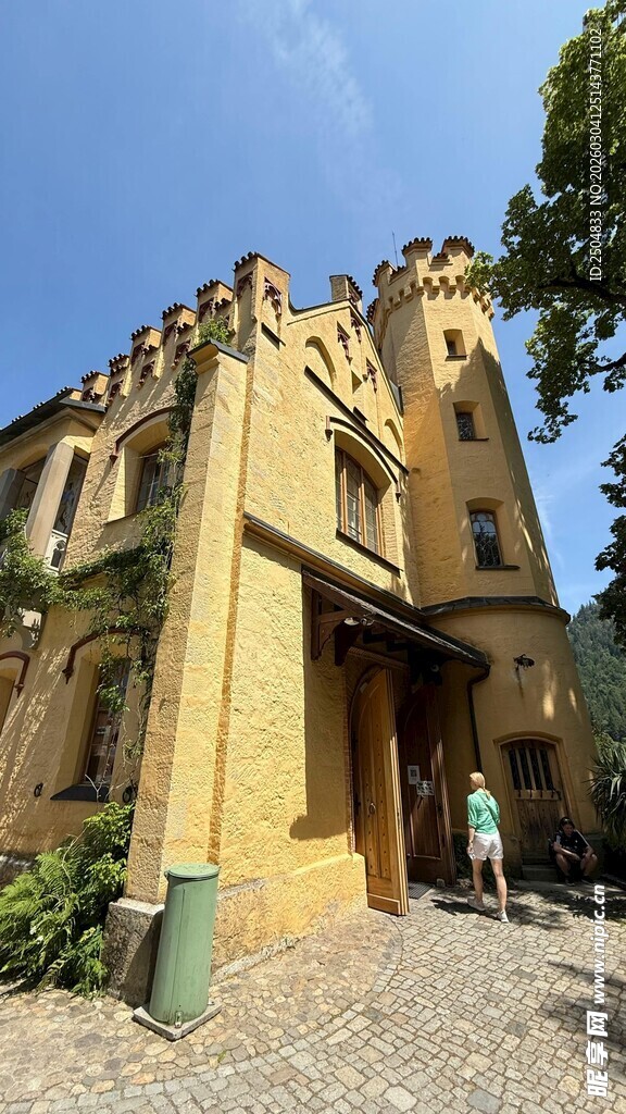 欧式古老建筑外观景致