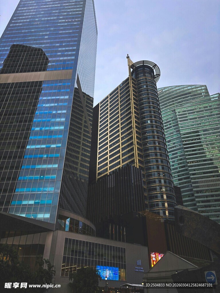 都市摩天大楼景观