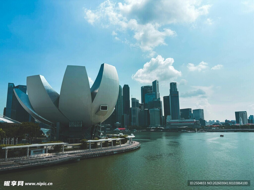 新加坡滨海湾城市美景