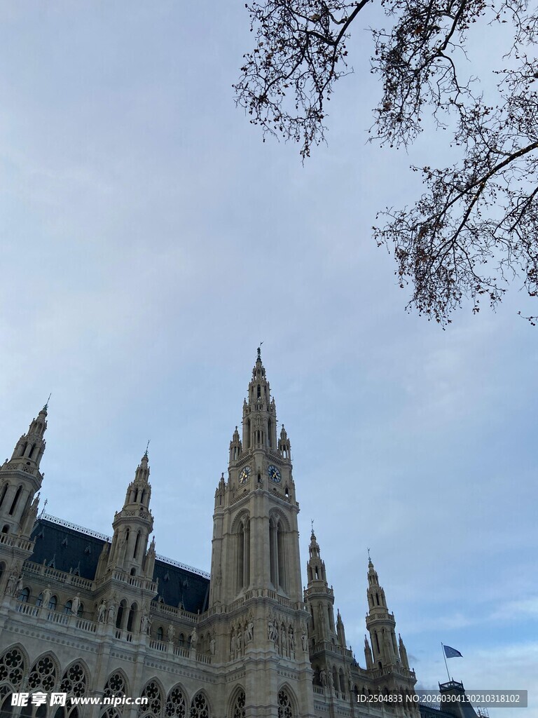 维也纳宏伟壮观的哥特式建筑