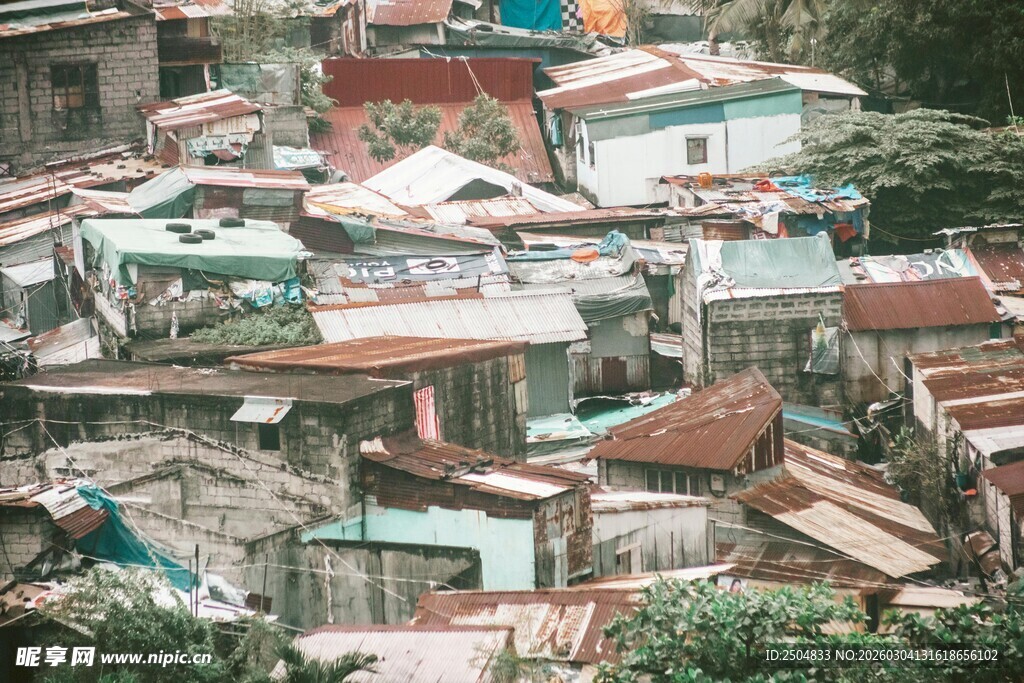 密集错落的多彩 居