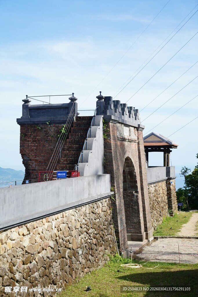 古老城墙建筑景观