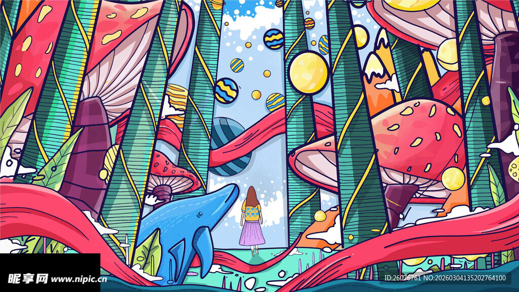 奇幻多彩的抽象艺术世界