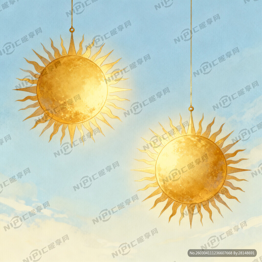 两个金色太阳