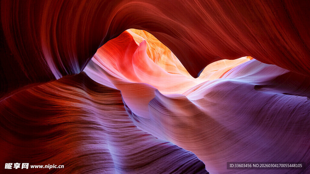 梦幻羚羊峡谷景观