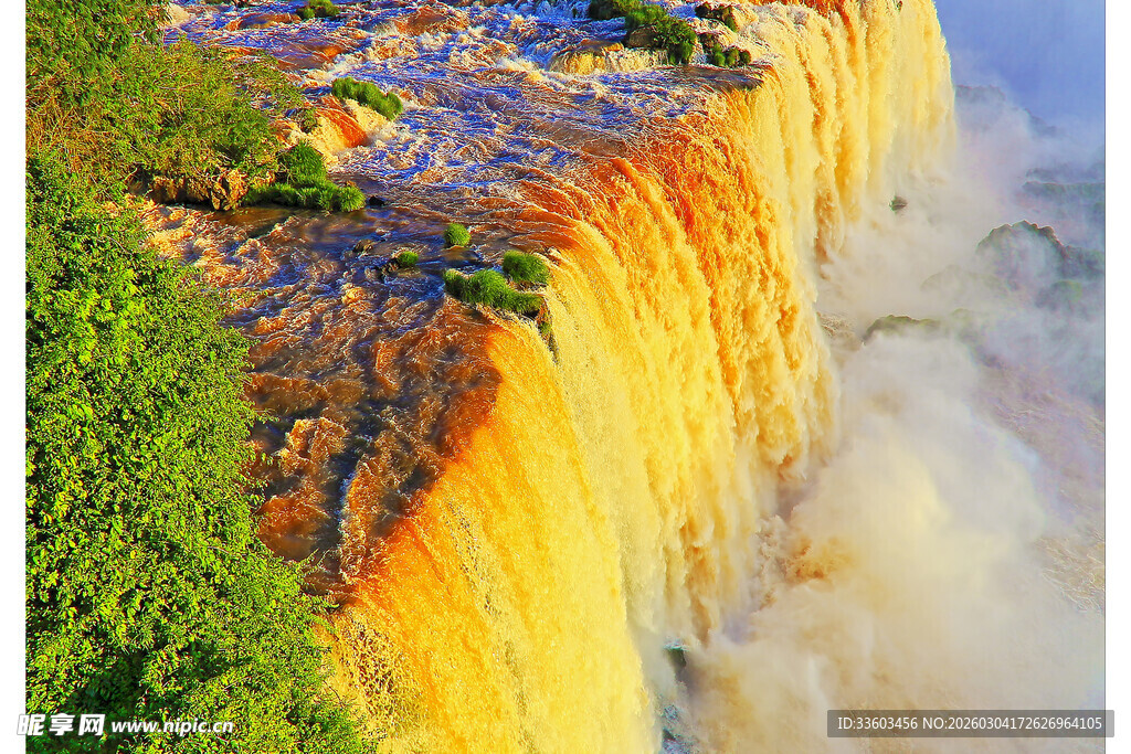 壮观伊瓜苏瀑布自然景观
