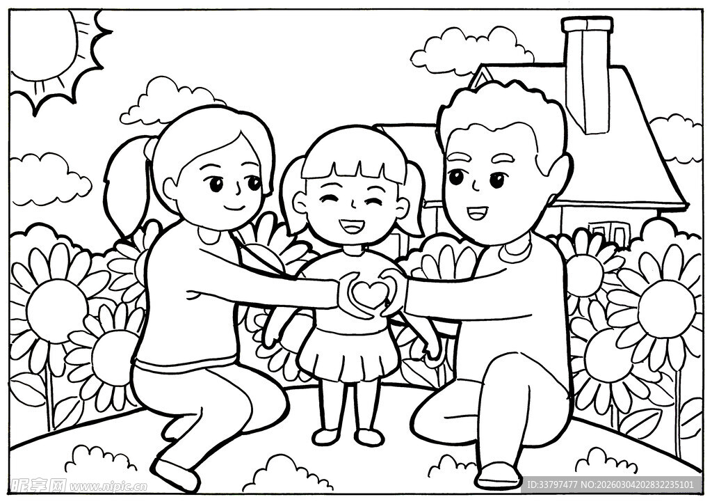 家庭温馨时刻的亲子互动