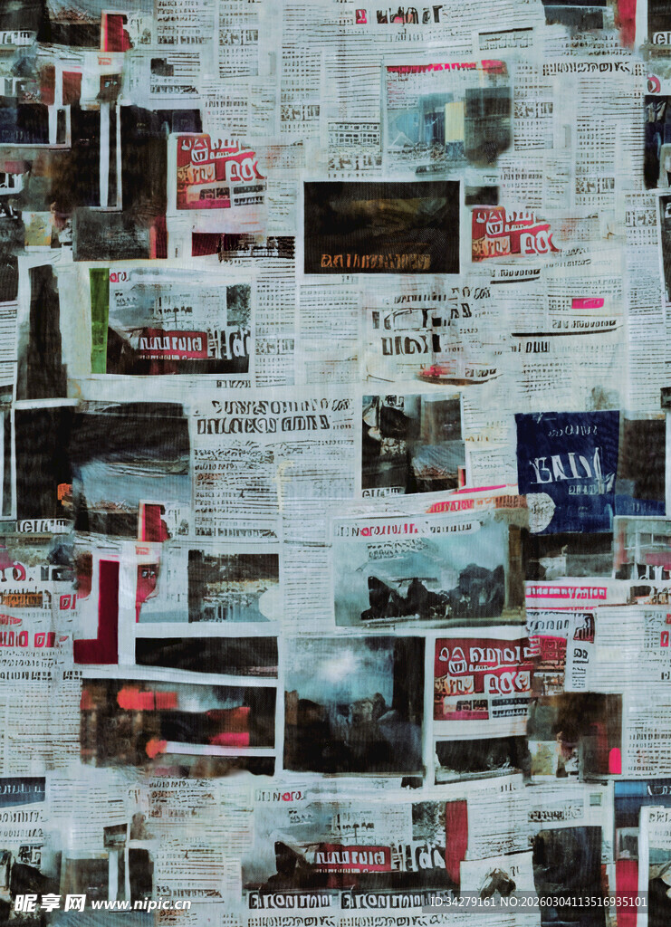 新闻图片拼贴展示多样场景