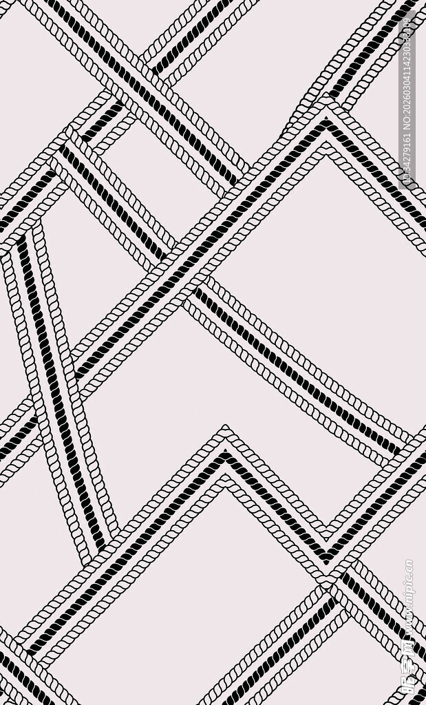 几何线条交织简约图案