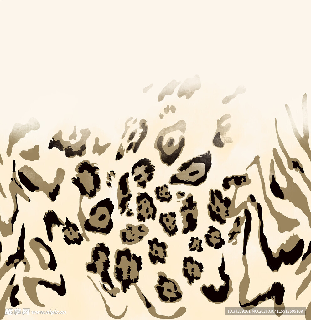 豹纹图案纹理素材