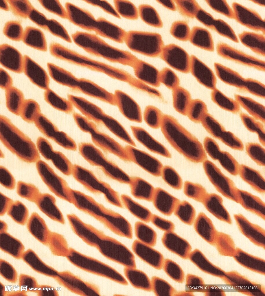 豹纹图案纹理背景