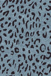 浅蓝色豹纹图案布料
