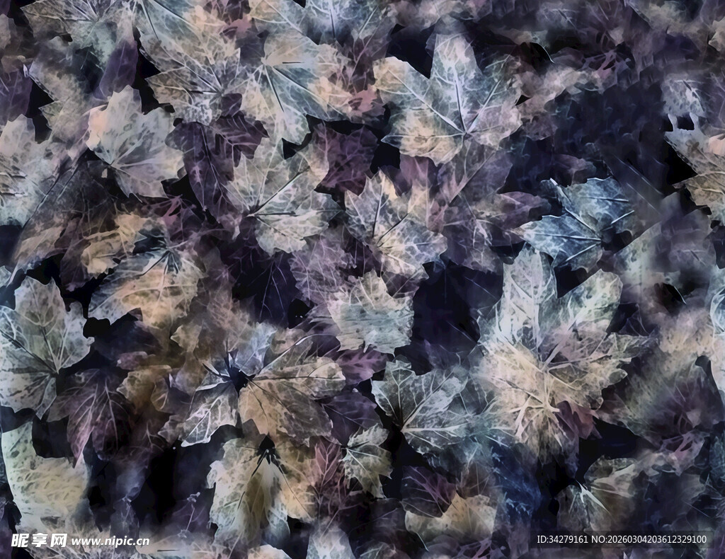 多彩毛绒面料纹理特写