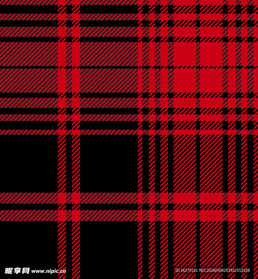 红黑格子图案背景