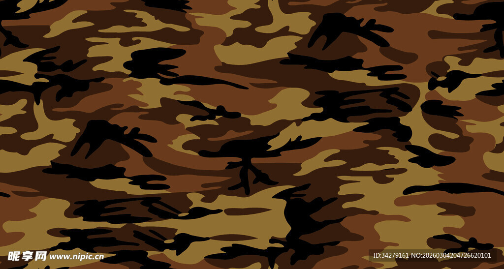 迷彩图案布料纹理