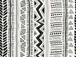 黑白几何民族风图案纹理