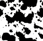 黑白墨点抽象图案