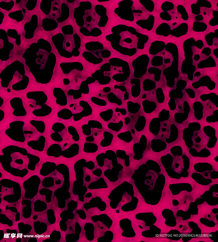 粉色豹纹图案背景