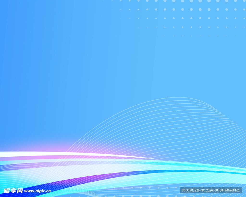 蓝色渐变动感线条背景图