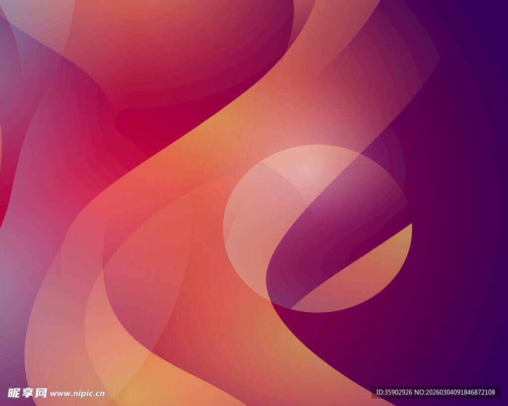 绚丽渐变流体艺术图案