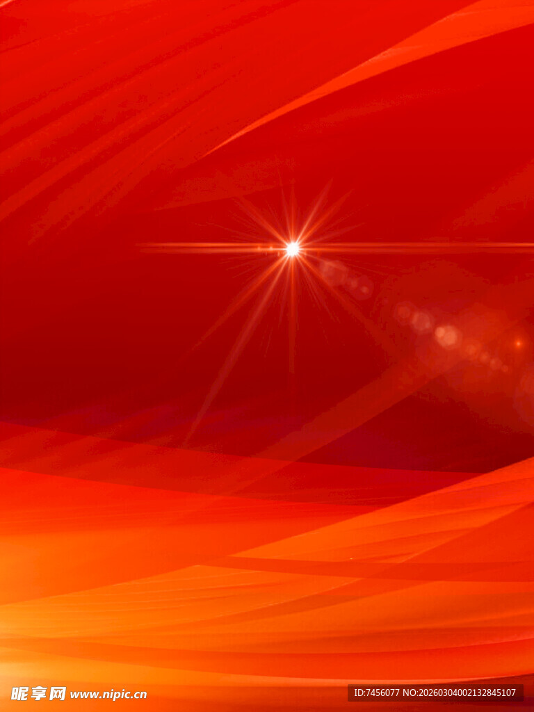 红色动感炫光背景图