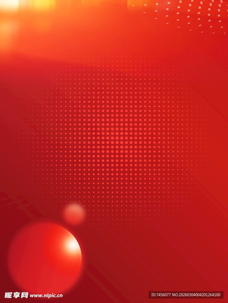 红色科技风抽象背景图