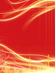 红色动感线条背景图