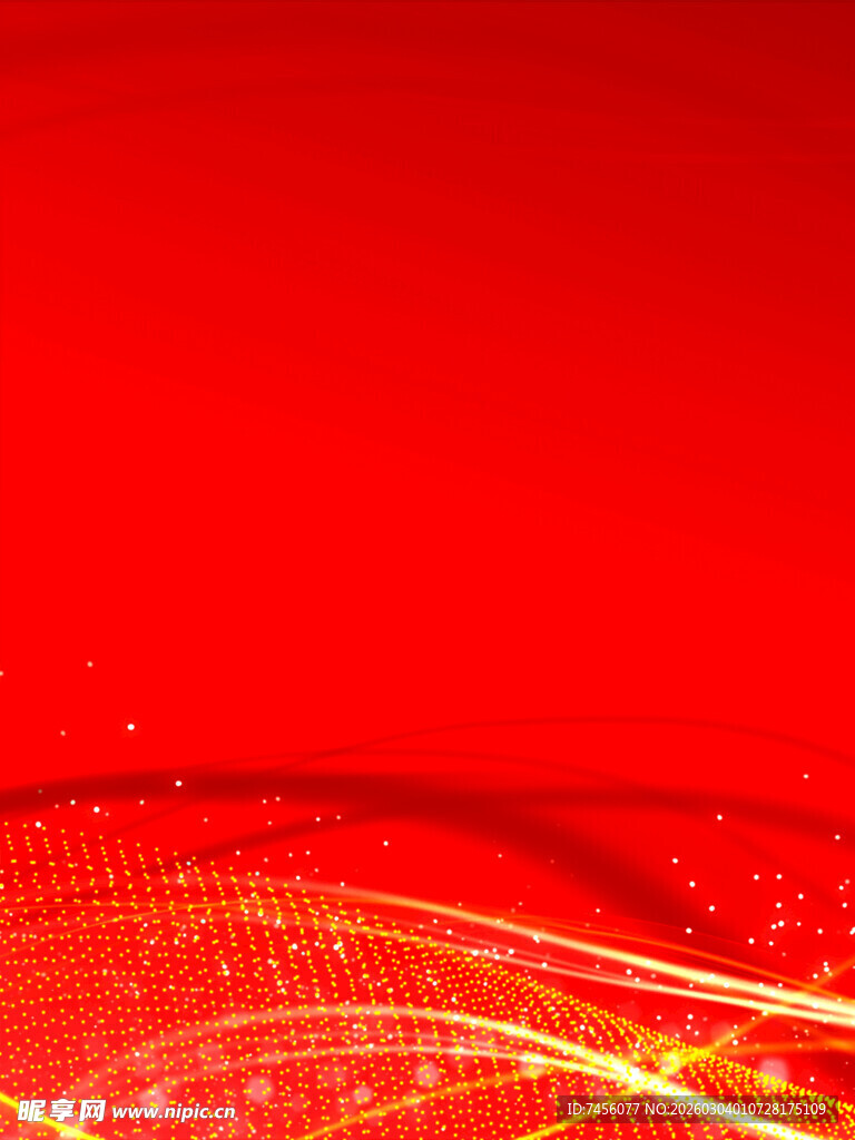 红色动感线条背景图