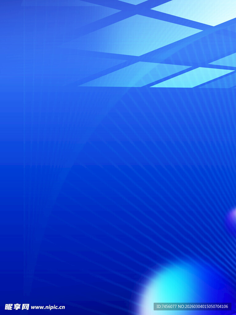 蓝色几何渐变科技风背景