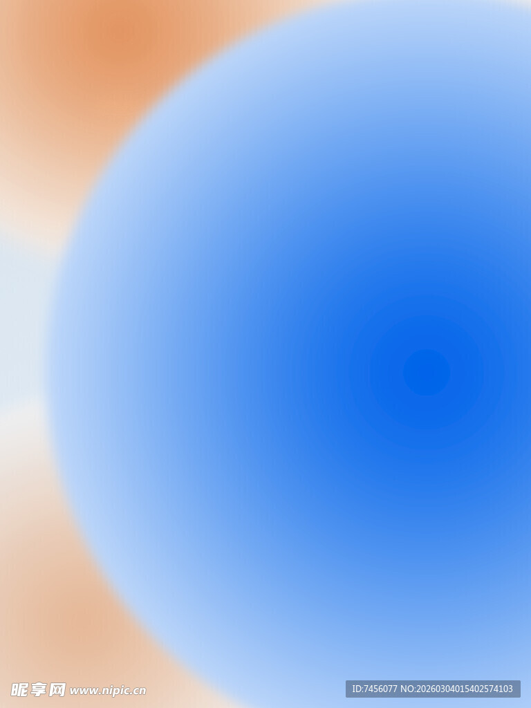 渐变蓝橙抽象背景图
